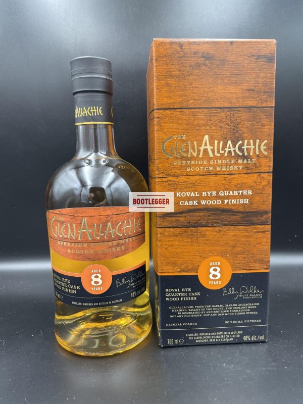 GlenAllachie 8 Years Koval Rye Quarter Cask 0,7л