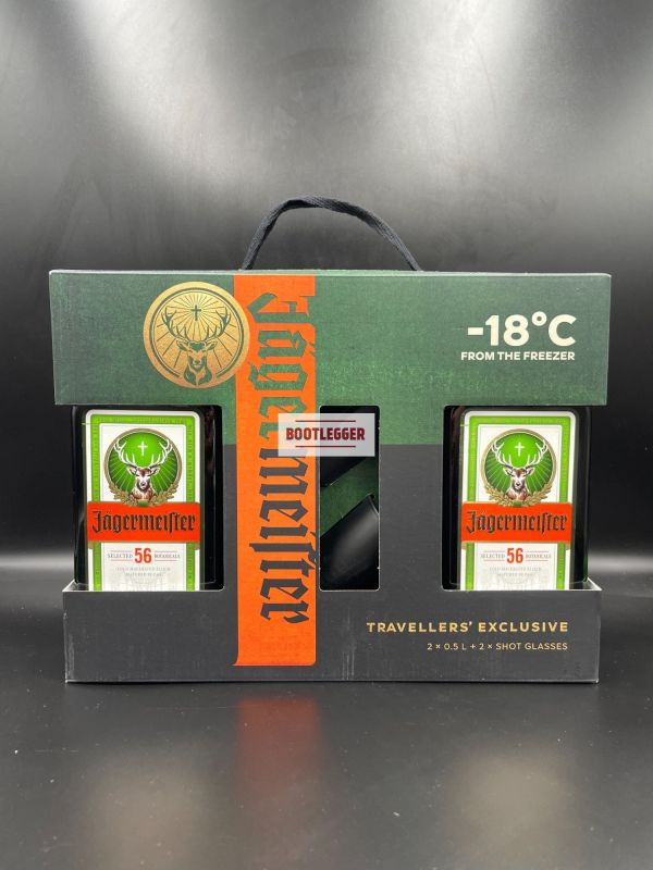 Jagermeister 2 x 0,5л + 2 Glass