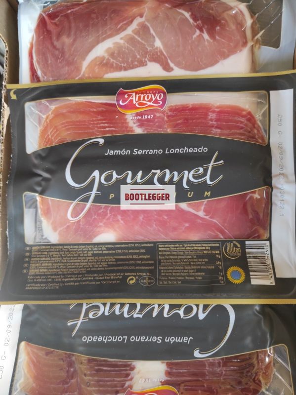 Хамон нарезка Jamon Serrano Gourmet Arroyo 250г