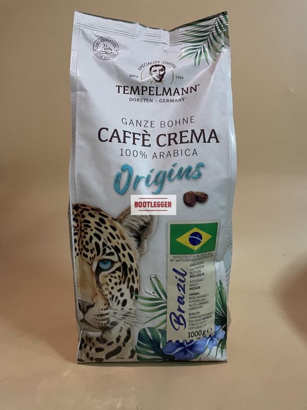 Кава в зернах Tempelmann Origins Brazil 1кг