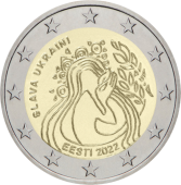 2евро Слава Украине 2022р