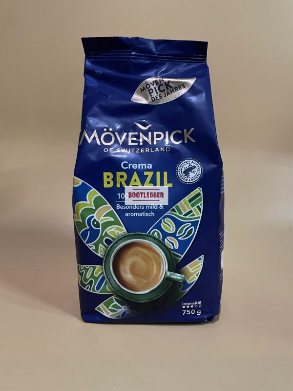 Кава в зернах Movenpick Crema Brazil 750г