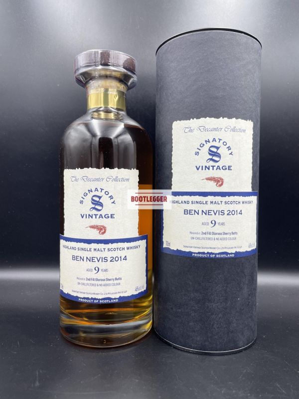 Ben Nevis 2014  9 Year Old  Signatory Un-chillfiltered 0,7л