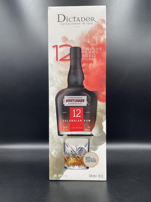 Dictador 12 Years Old 0,7л with glass