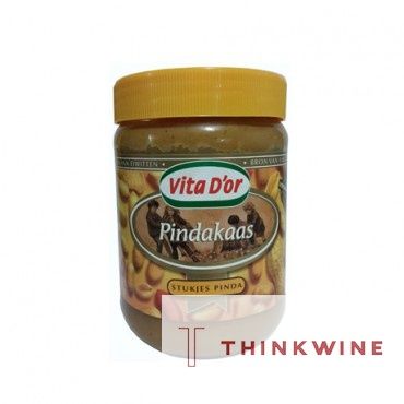 Арахисовая паста Vita D'or Pindakaas Stukjes Pinda 500г