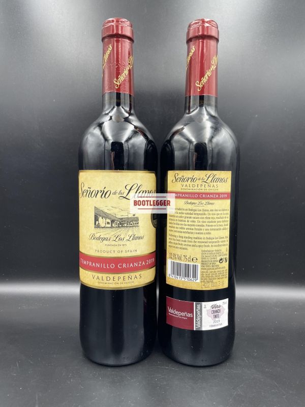 Senorio de los Llanos Tempranillo Crianza 2019 0,75л