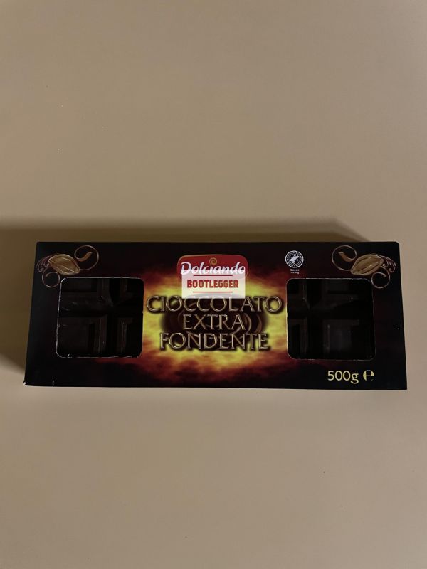 Чёрный шоколад Dolciando Cioccolato extra fondente 500г