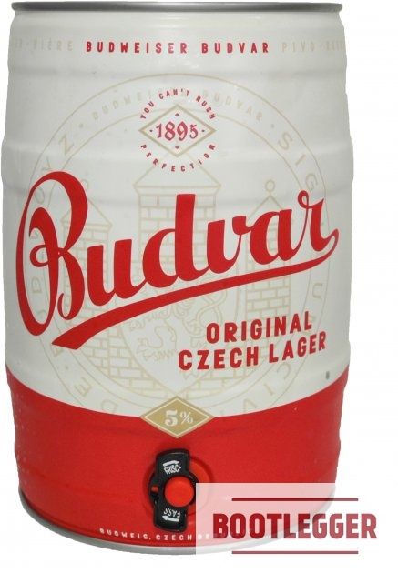 Пиво Budweiser Budvar светлое фильтрованное 5% 5л