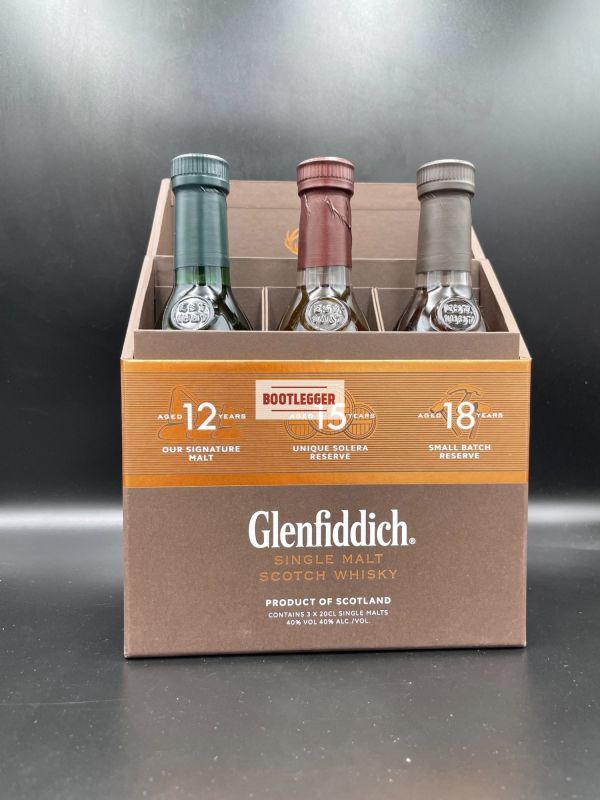 Glenfiddich Collection 12, 15, 18 Years Old 3*200ml