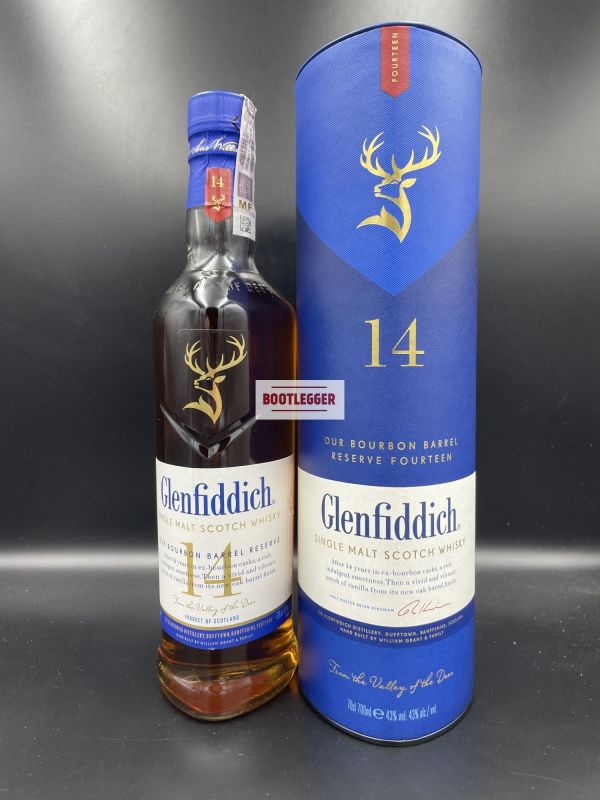 Glenfiddich 14 Year Old Bourbon Barrel 0,7л