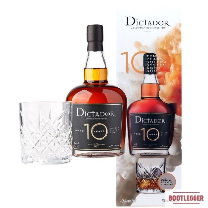 Dictador 10 y.o.+ Glass  (со стаканом) 0,7л