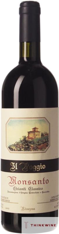 Castello Di Monsanto Chianti Classico Riserva Il Poggio 2012 0,75л